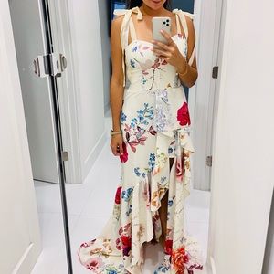 Floral elegant maxi dress